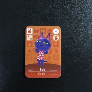 MINI Fanmade Animal Crossing Amiibo Card NFC Bob